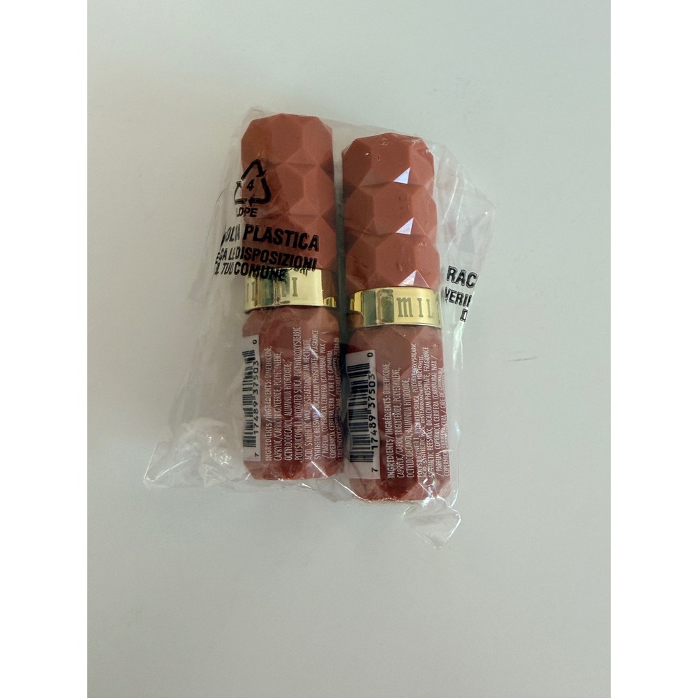 Milani Color Fetish Matte Lipstick Women 0.14oz 430 Secret Nude 2pk NWT
